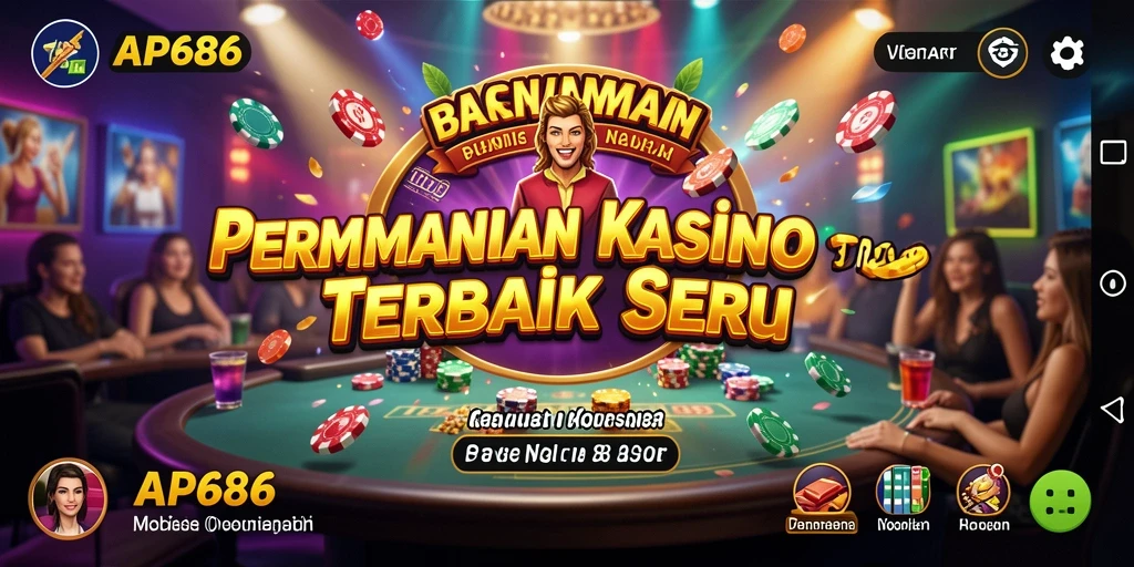Tampilan gameplay menarik dari aplikasi kasino AP686.