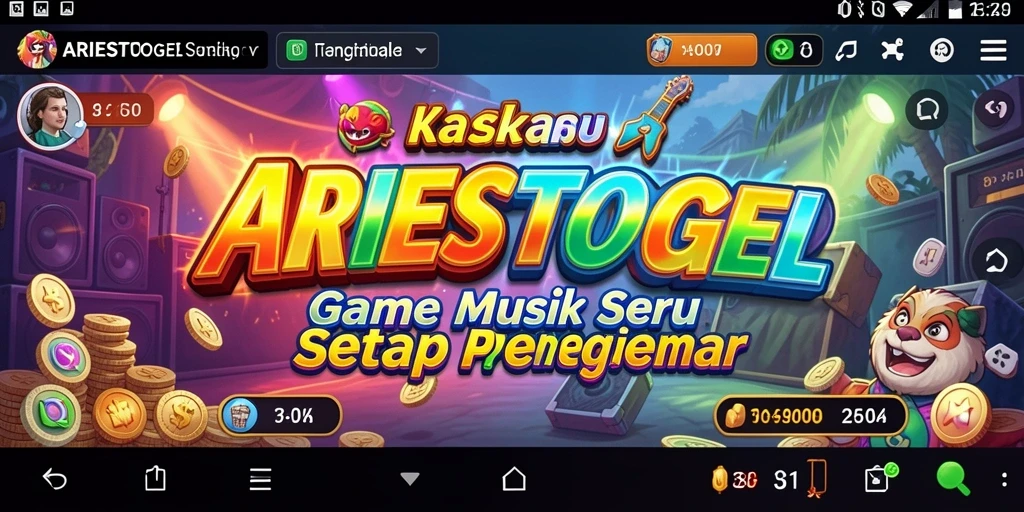 Tampilan gameplay <strong>ARIESTOGEL</strong> yang seru dan interaktif.