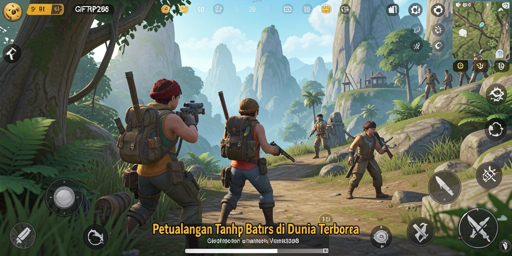 Tampilan gameplay seru dalam dunia terbuka GIFTRP288.