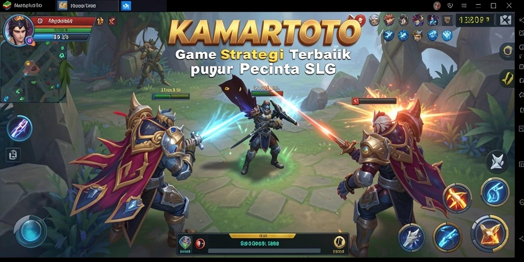 Tampilan gameplay seru KAMARTOTO dengan elemen strategi yang mendalam.