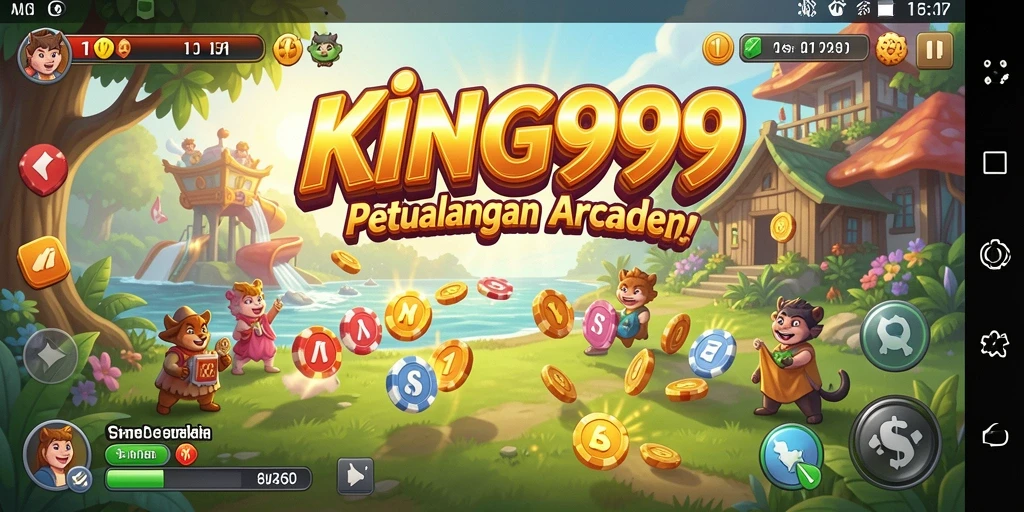 Tampilan menarik dari gameplay seru KING999 yang penuh aksi.