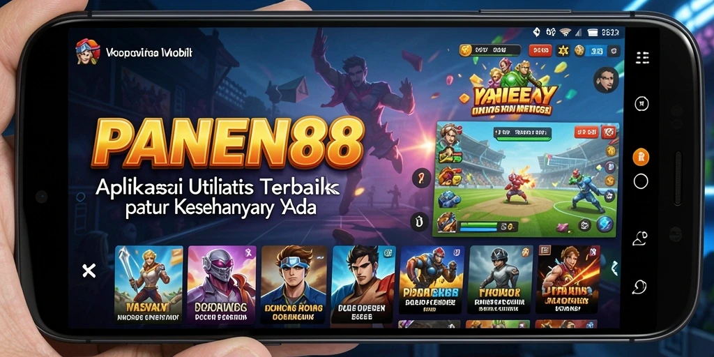 Screenshot utama PANEN88 menampilkan tampilan intuitif aplikasi Utility.