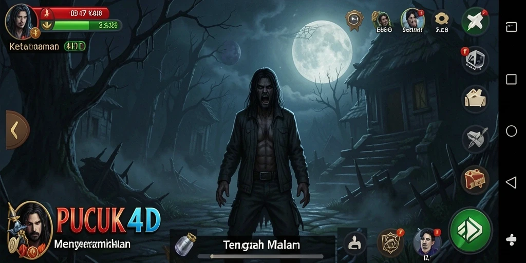 Gameplay PUCUK4D yang menegangkan dengan suasana horor yang menakutkan.