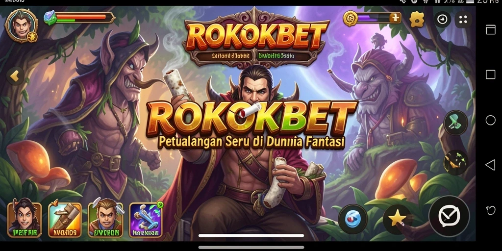 Tangkapan layar ROKOKBET menunjukkan aksi seru dalam petualangan yang mendebarkan.