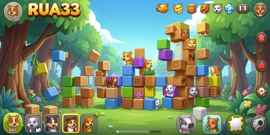 Screenshot RUSA33 menampilkan gameplay seru dalam menyelesaikan teka-teki.