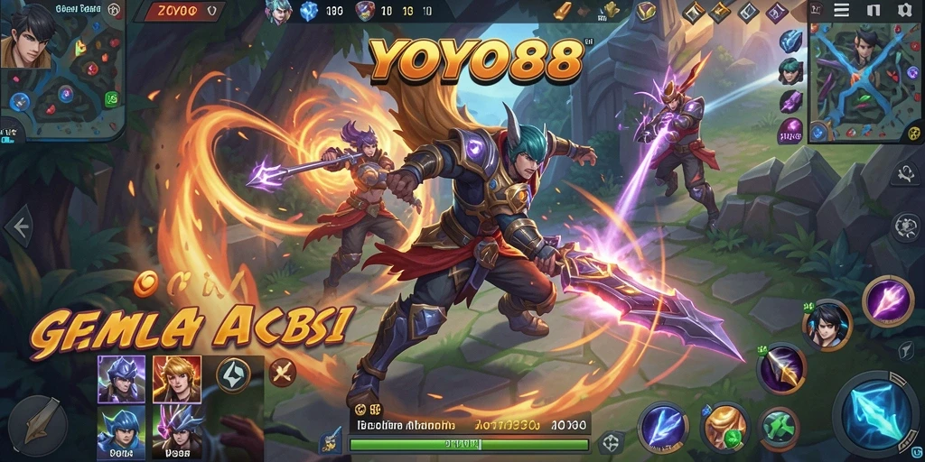 Gameplay seru dalam pertarungan tim di YOYO88.